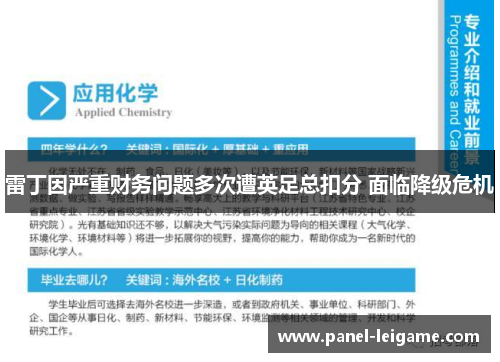 雷丁因严重财务问题多次遭英足总扣分 面临降级危机